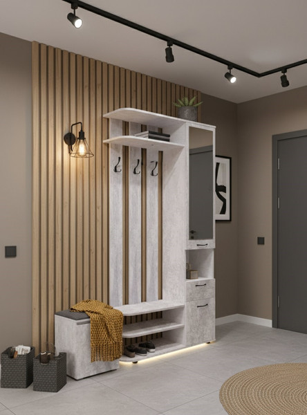 Изображение товара Скамья Мебель-Класс Тайм-7 (Grey, бетон)