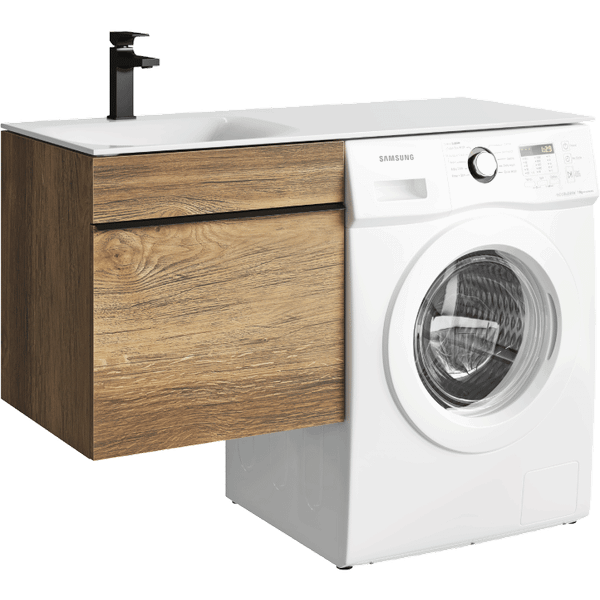 Изображение товара Тумба с умывальником Aqwella Terra TER01051DB L + Forma 115 FOR.11.04.D-L