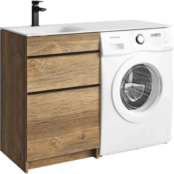 Изображение товара Тумба с умывальником Aqwella Terra TER01052NDB L + Forma 115 FOR.11.04.D-L