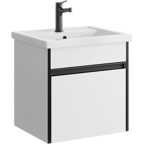 Изображение товара Тумба с умывальником Aqwella Urban URB0105W + Фостер 50