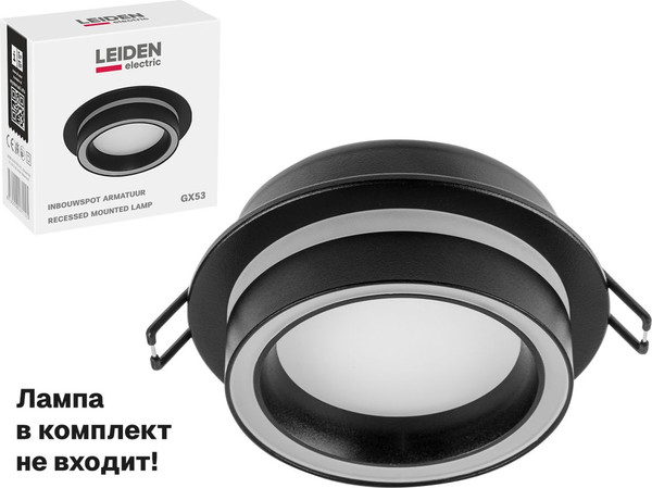 Изображение товара Точечный светильник Leiden Electric 807114 (черный)