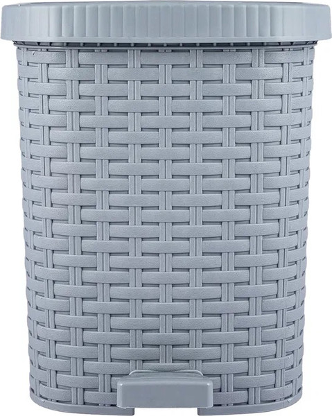 Изображение товара Мусорное ведро Полимербыт Артлайн / 4348815 (серый)