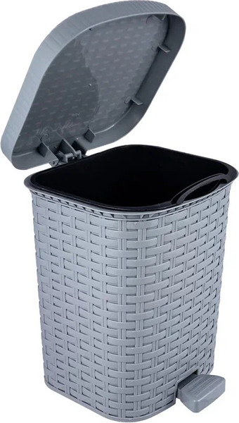 Изображение товара Мусорное ведро Полимербыт Артлайн / 4348805 (серый)