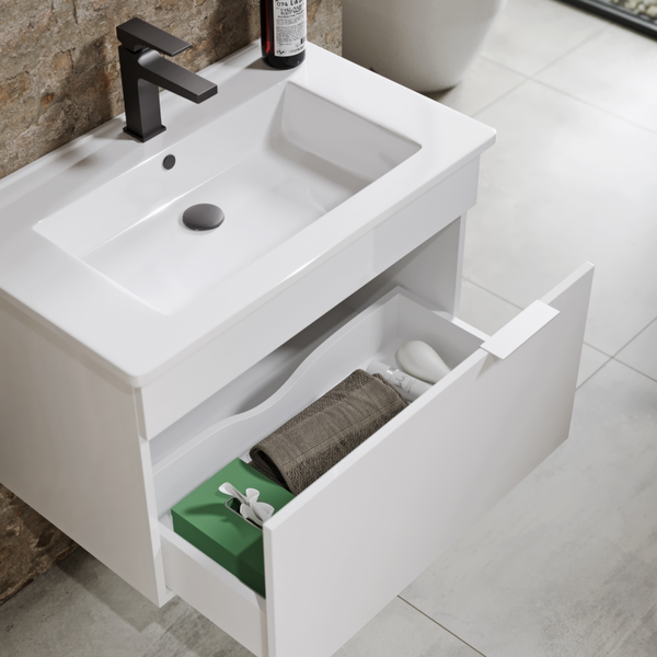 Изображение товара Тумба под умывальник Aqwella Бриг Br.01.07/1/W + Оскар 75 (33856)
