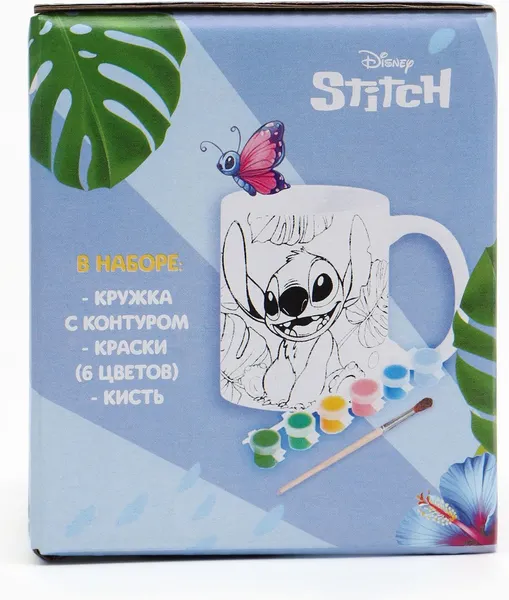 Изображение товара Набор для творчества Disney Кружка под раскраску Гавайские приключения Стич / 10919346