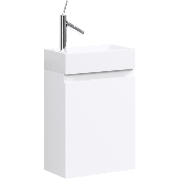 Изображение товара Тумба с умывальником Aqwella Leon-MP Ln-MP.01.04/W + Unam 40 / T1.04.04D