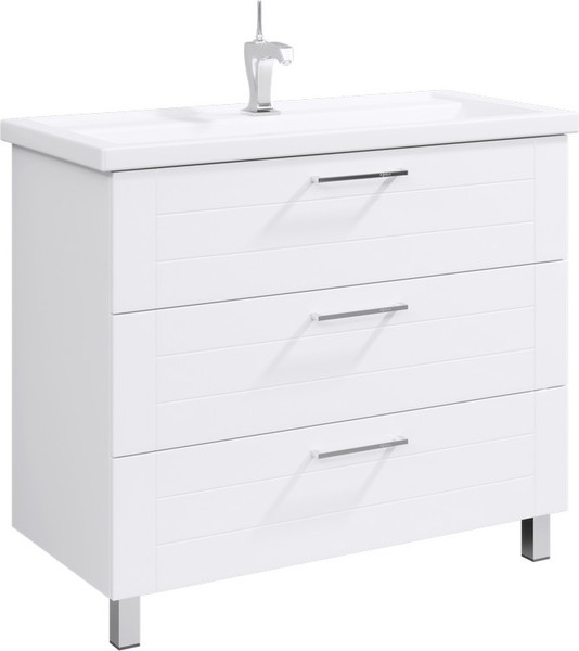 Изображение товара Тумба с умывальником Aqwella Манчестер 100 / MAN01103 + Фостер 100 (4640021065204)