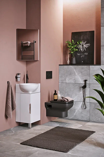 Изображение товара Тумба под умывальник Aqwella Рио 45 / Rio.01.04 + Дельта 45 / 4640021061435