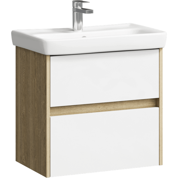 Изображение товара Тумба с умывальником Aqwella City CI0106DB + Moduo 60 Slim (P-UM-MOD60SL/1)