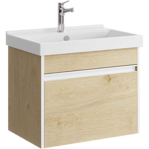 Изображение товара Тумба с умывальником Aqwella Urban URB0106DD + Фостер 60 (дуб давос)