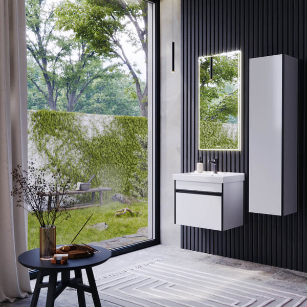 Изображение товара Тумба с умывальником Aqwella Urban URB0106W + Фостер 60