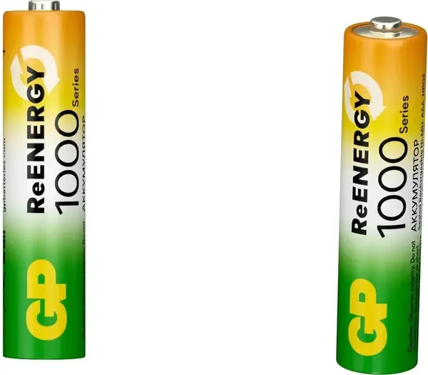 Изображение товара Комплект аккумуляторов GP Batteries 100AAAHCRGY-2CRCB2 AAA NiMH 950mAh (2шт)