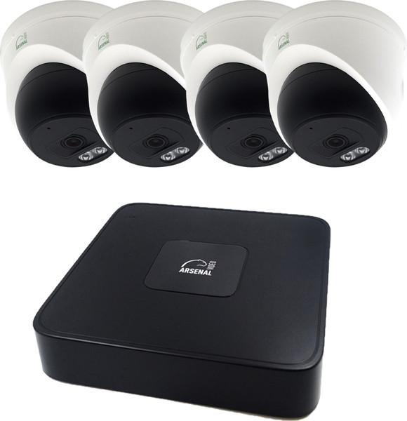 Изображение товара Комплект видеонаблюдения Arsenal Ti на 4 камеры 2Mp (внутренний)