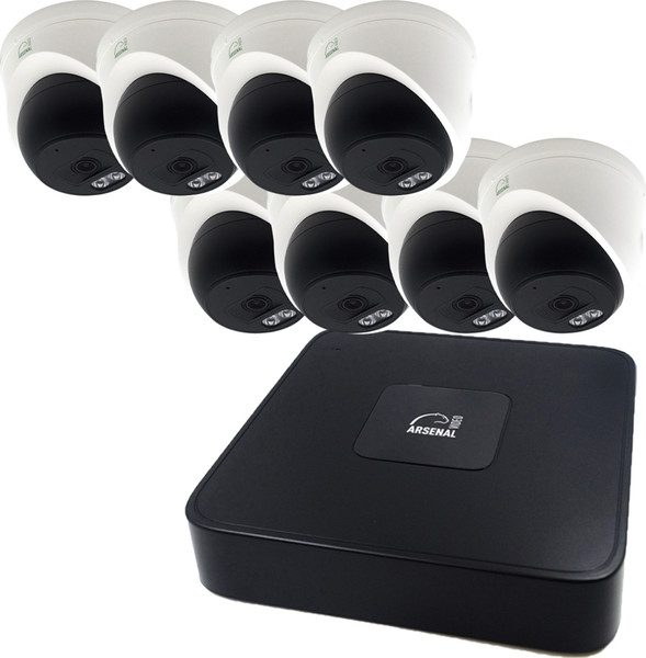 Изображение товара Комплект видеонаблюдения Arsenal Ti на 8 камер 2Mp (внутренний)