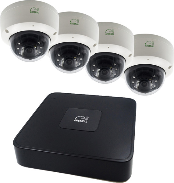 Изображение товара Комплект видеонаблюдения Arsenal Ti на 4 камеры 4Mp (внутренний)