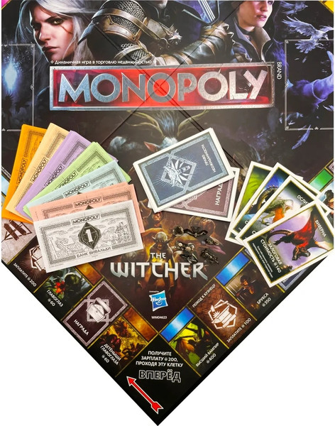 Изображение товара Настольная игра Hasbro Монополия. Ведьмак / WM04623