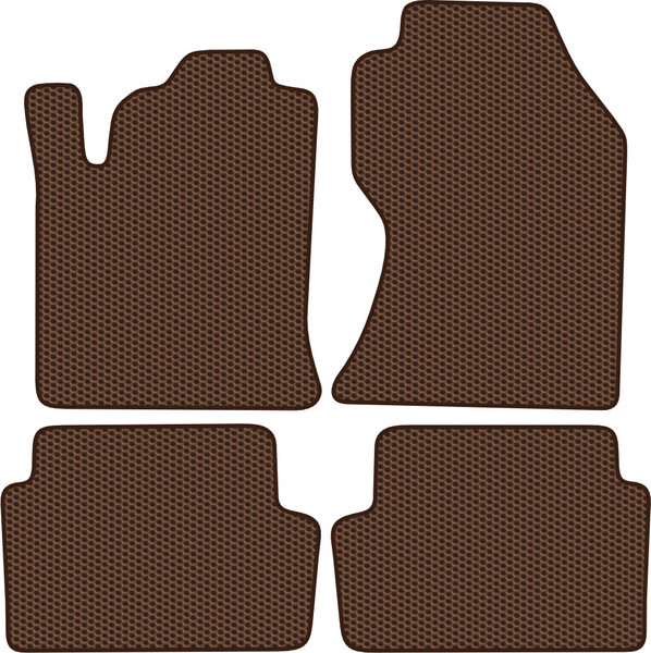 Изображение товара Комплект ковриков для авто Alicosta 0360_1-кор для Ford Focus I универсал/хэтчбек 5/седан 2001-2005 (EVA соты, коричневый)