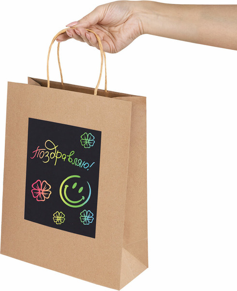 Изображение товара Набор пакетов подарочных Золотая сказка Скретч слой со стилусом / 591968 (7шт)