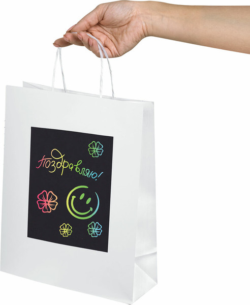 Изображение товара Набор пакетов подарочных Золотая сказка Скретч слой со стилусом / 591969 (7шт)