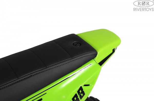 Изображение товара Детский мотоцикл RiverToys E777KX (зеленый)