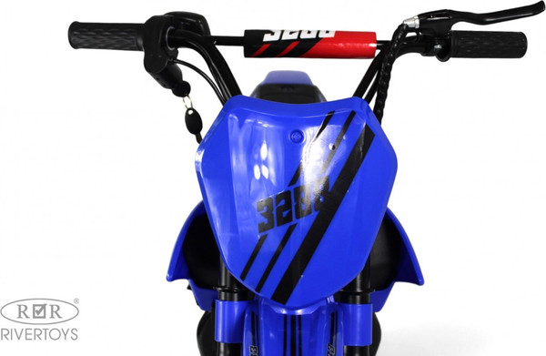 Изображение товара Детский мотоцикл RiverToys E777KX (синий)