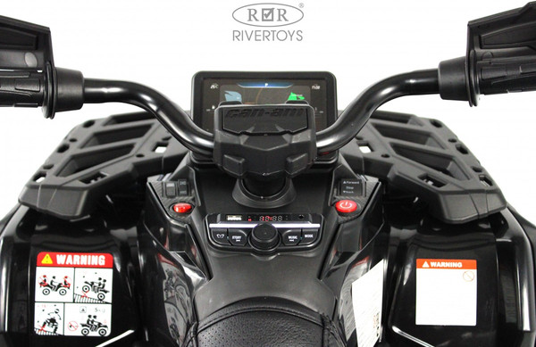 Изображение товара Детский квадроцикл RiverToys BRP Can-Am Outlander Y888YY (черный)