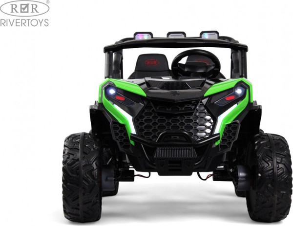 Изображение товара Детский автомобиль RiverToys K555KK 4WD 24V (зеленый)