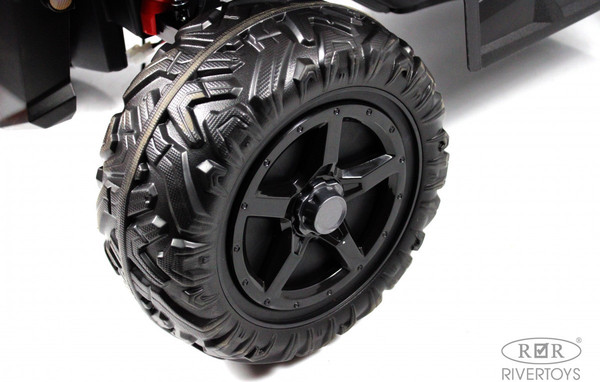 Изображение товара Детский автомобиль RiverToys K777KK LUX 4WD (оранжевый)