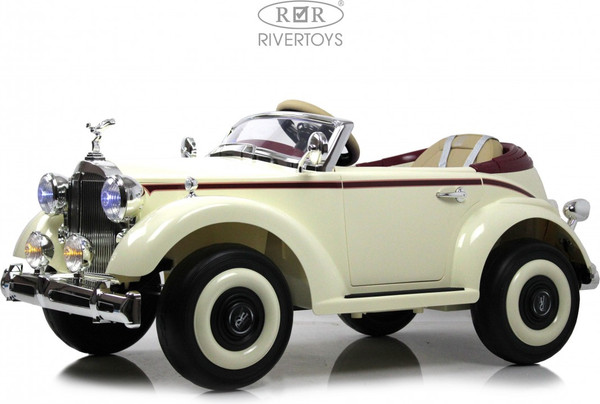 Изображение товара Детский автомобиль RiverToys Rolls-Royce E444EE (бежевый)