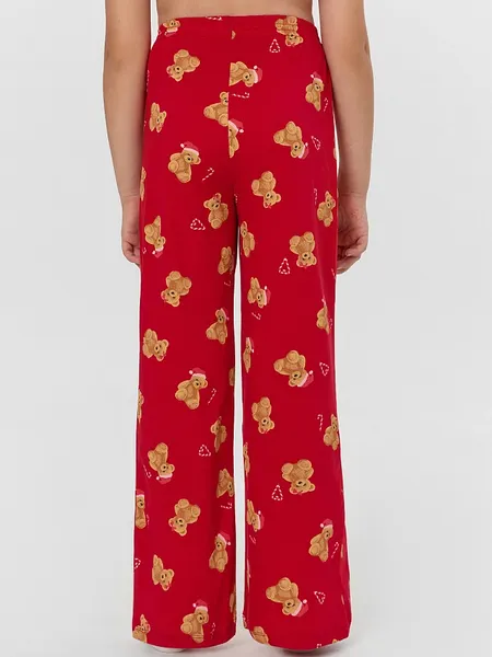 Изображение товара Пижама детская Mark Formelle 567760 (р.110-56, красный/НГ медвежата на красном)