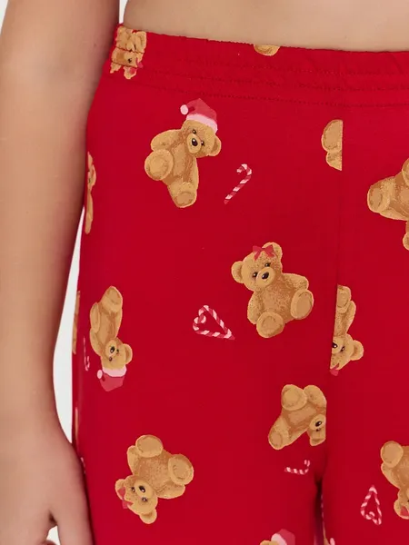 Изображение товара Пижама детская Mark Formelle 567760 (р.122-60, красный/НГ медвежата на красном)