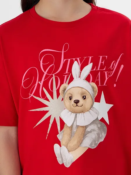 Изображение товара Пижама детская Mark Formelle 567760 (р.152-76, красный/клетка на темно-синем)