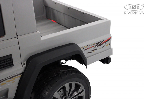 Изображение товара Детский автомобиль RiverToys Pick-Up / E555KX (серый)