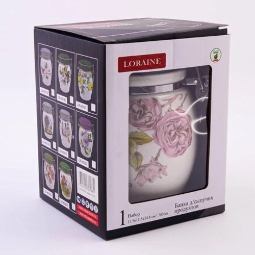 Изображение товара Емкость для хранения Loraine Розовый сад / 60255