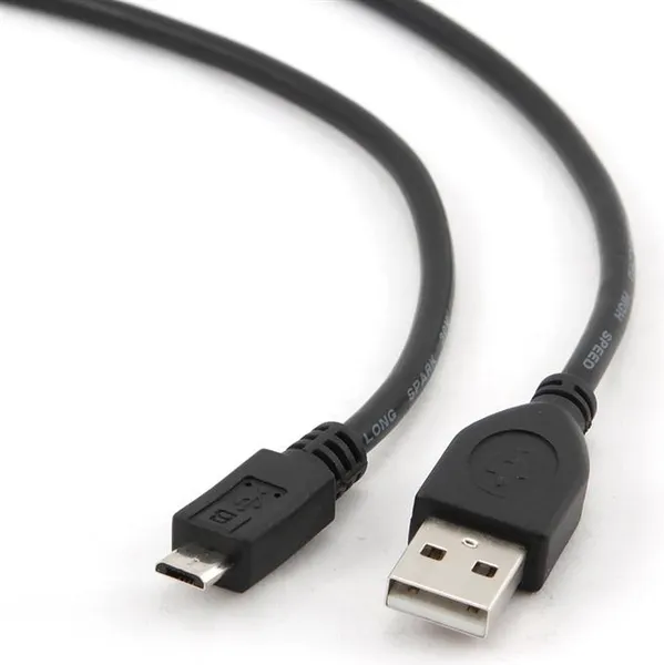 Изображение товара Зарядный кабель Gembird/Cablexpert CCP-mUSB2-AMBM-0.1M