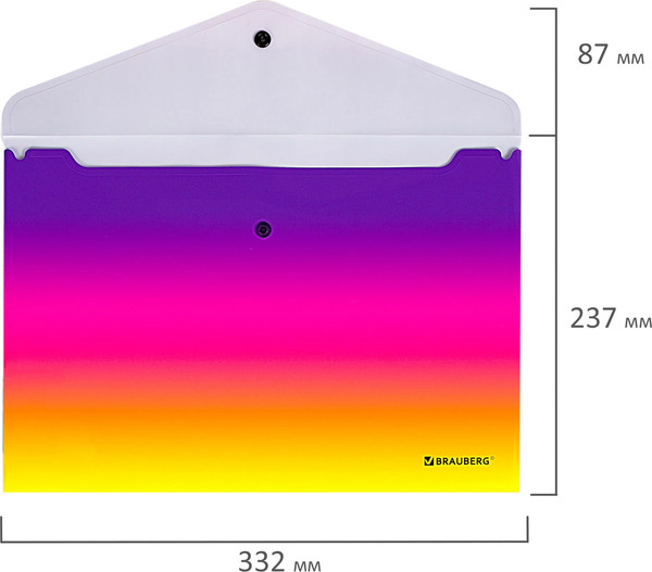 Изображение товара Папка-конверт Brauberg 271965 (6шт)