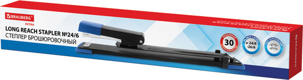 Изображение товара Степлер Brauberg 272720 (черный/синий)