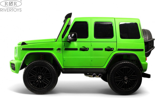 Изображение товара Детский автомобиль RiverToys Mercedes Benz G63 Y777YY (зеленый матовый)