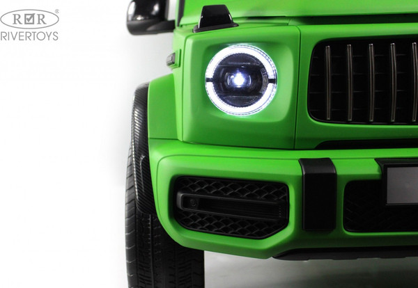 Изображение товара Детский автомобиль RiverToys Mercedes Benz G63 Y777YY (зеленый матовый)