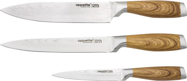 Изображение товара Набор ножей Appetite Толедо C141-W-3P