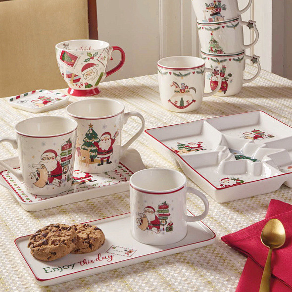 Изображение товара Набор для чая/кофе Andrea Fontebasso New Milk & Coffee Let It Snow / NL614073042