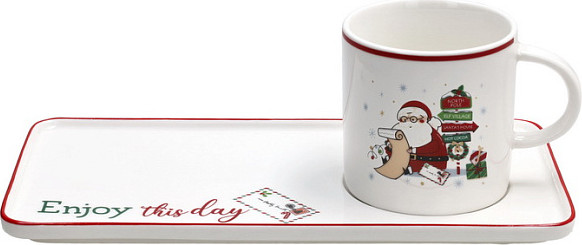 Изображение товара Набор для чая/кофе Andrea Fontebasso New Milk & Coffee Let It Snow / NL614073042