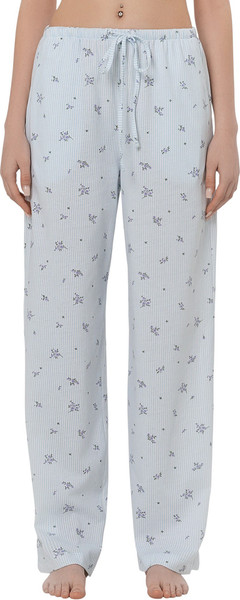 Изображение товара Штаны домашние Mark Formelle 532410 (р.164/170-106, цветы на голубой полоске)