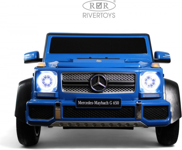 Изображение товара Детский автомобиль RiverToys Mercedes-Maybach G650 Landaulet / M999MM (синий)