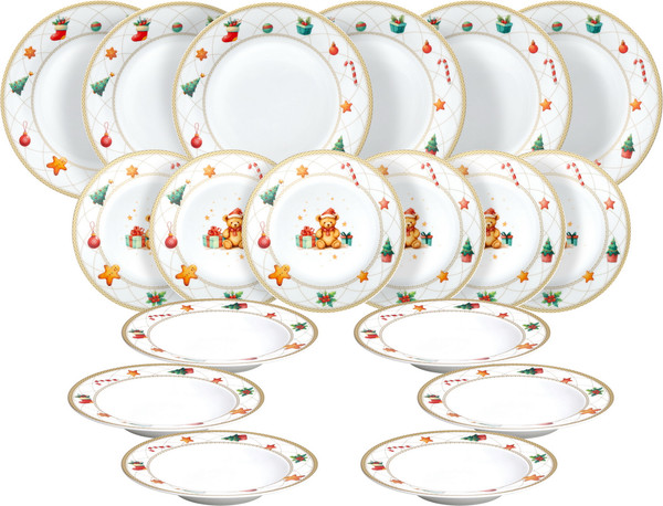 Изображение товара Набор столовой посуды Tognana New Olimpia Christmas Fairy Tale / ON070186183