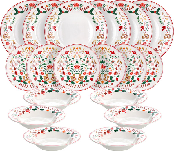 Изображение товара Набор столовой посуды Tognana New Olimpia Winter Folk / ON070186191