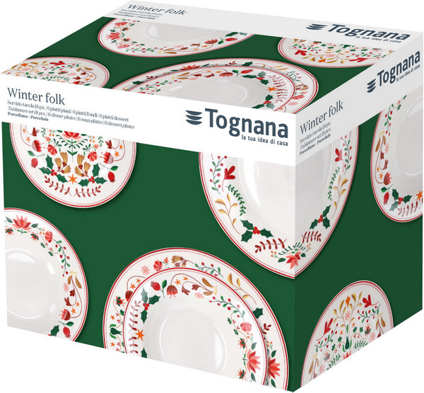 Изображение товара Набор столовой посуды Tognana New Olimpia Winter Folk / ON070186191