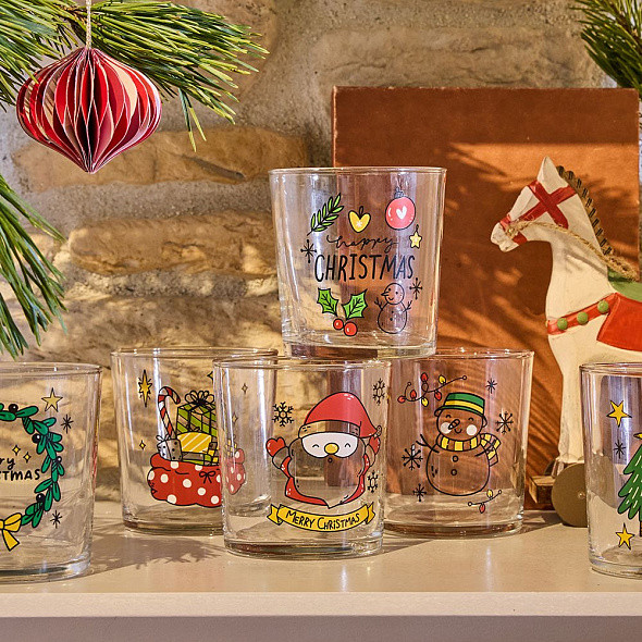 Изображение товара Стакан Tognana Natale Happy Xmas Merry Christmas / NT55733M241_6