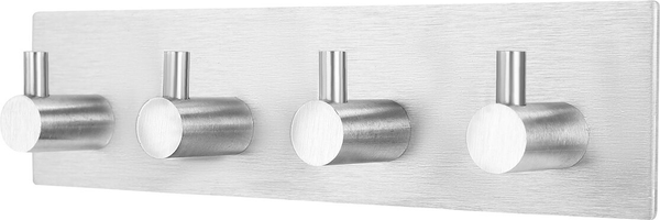 Изображение товара Планка для крючков Laima 608787 (4шт, серебристый)