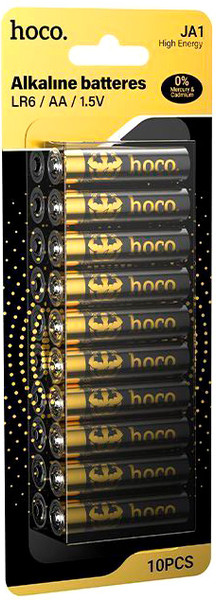 Изображение товара Комплект батареек Hoco LR06 Plus/10ВР (10шт)